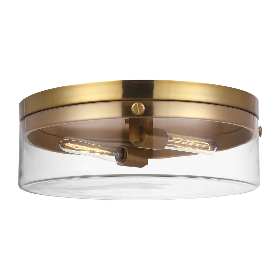 Visual Comfort Studio Two Light Flush Mount