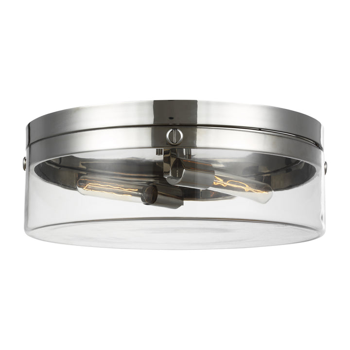 Visual Comfort Studio Two Light Flush Mount