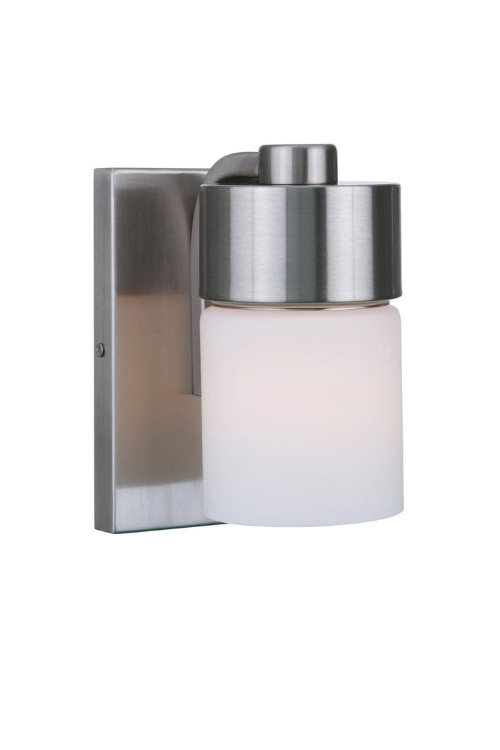 District One Light Wall Sconce in Brushed Polished Nickel