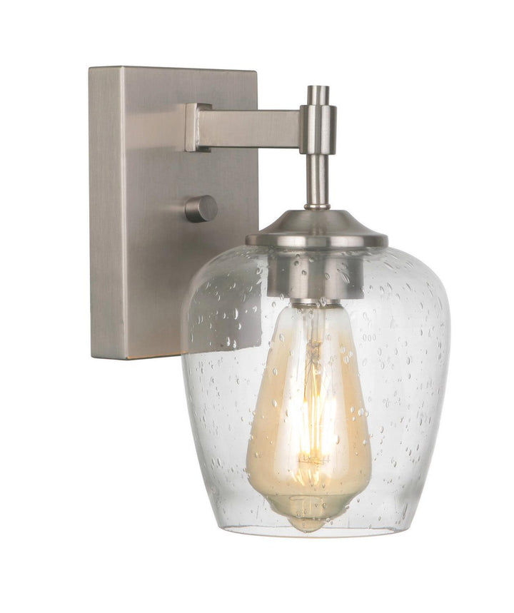 Stellen One Light Wall Sconce in Brushed Polished Nickel