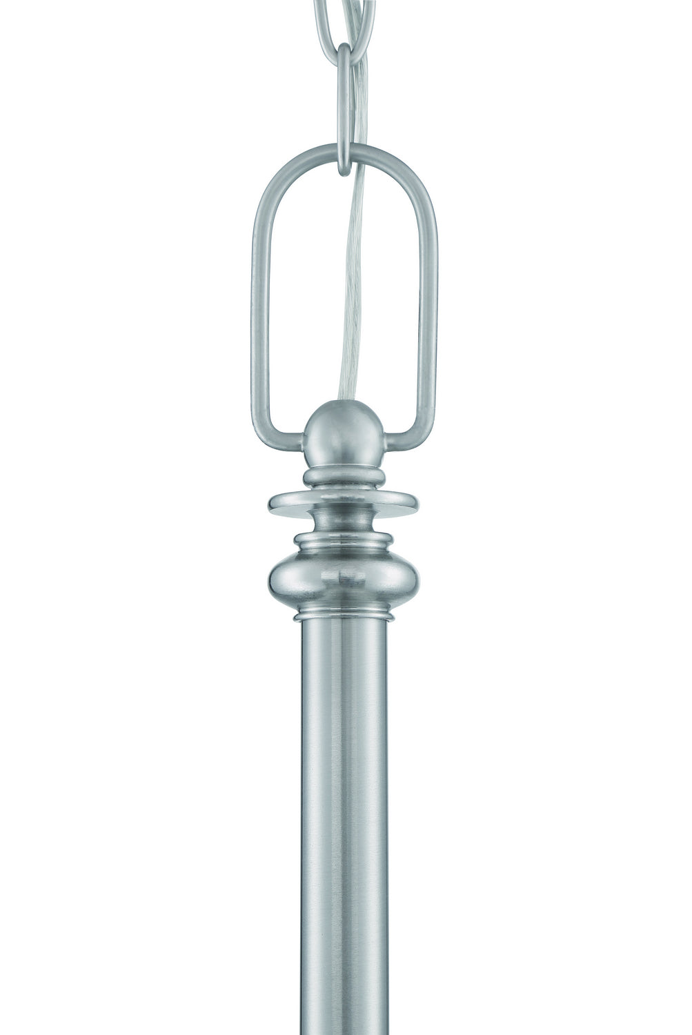 Dardyn Five Light Chandelier in Brushed Polished Nickel