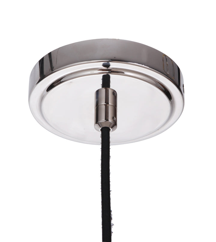 Hagen One Light Pendant in Polished Nickel