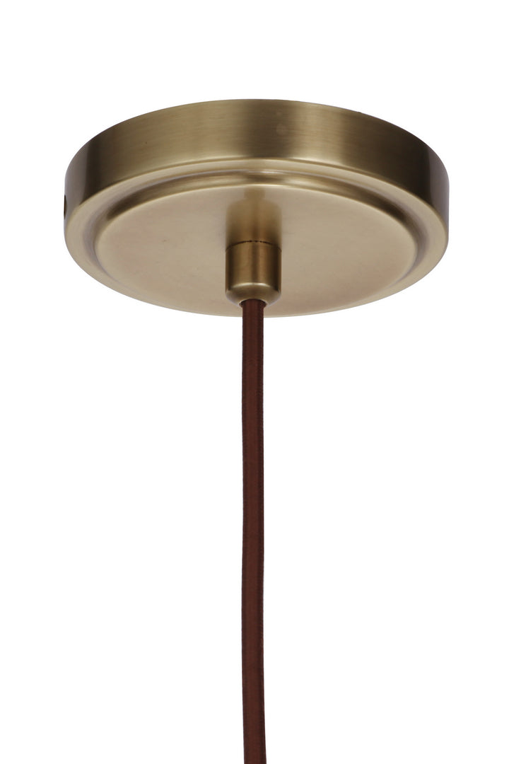 Hagen One Light Pendant in Vintage Brass