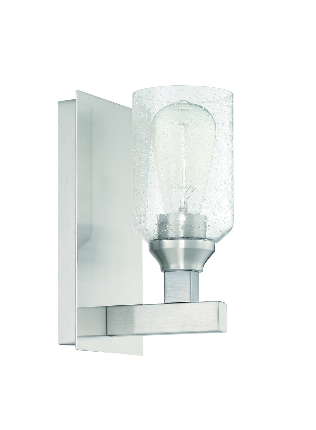 Chicago One Light Wall Sconce in Brushed Polished Nickel