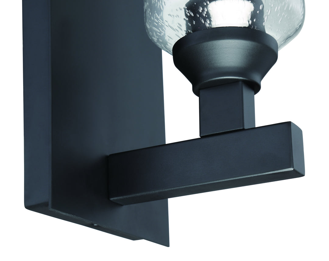 Chicago One Light Wall Sconce in Flat Black