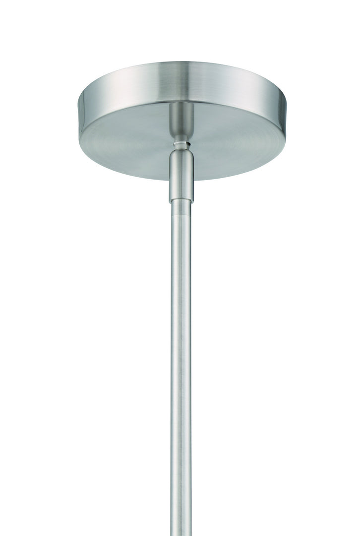 Chicago One Light Mini Pendant in Brushed Polished Nickel