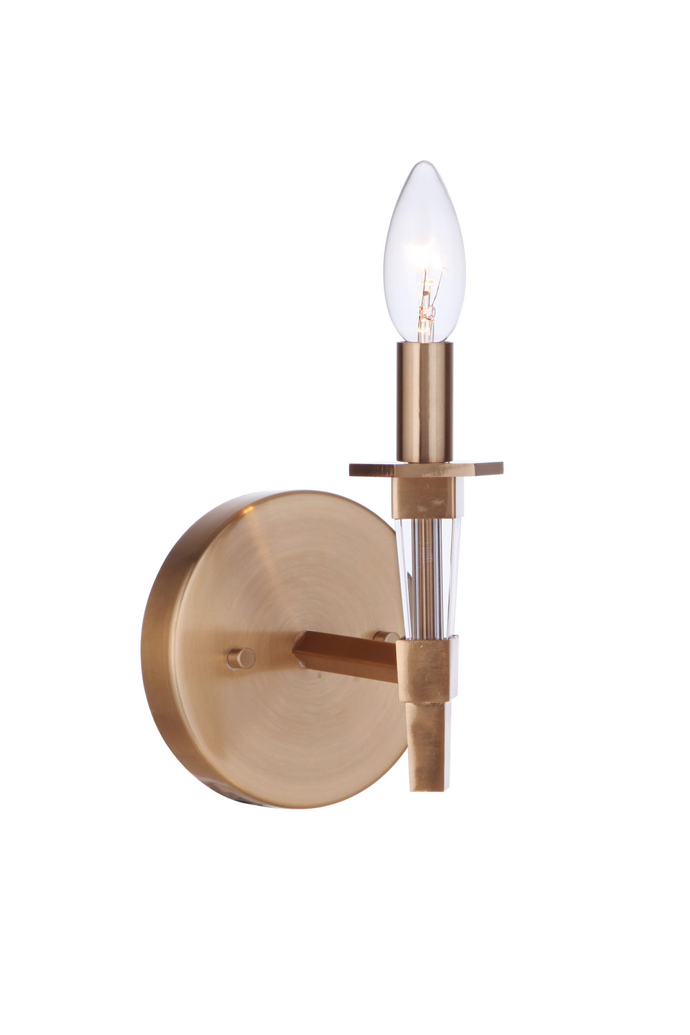 Tarryn One Light Wall Sconce in Satin Brass