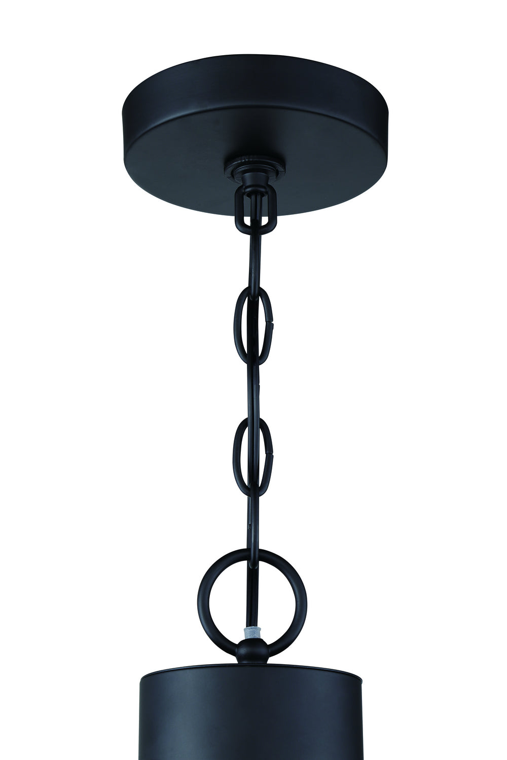 Que Six Light Chandelier in Flat Black