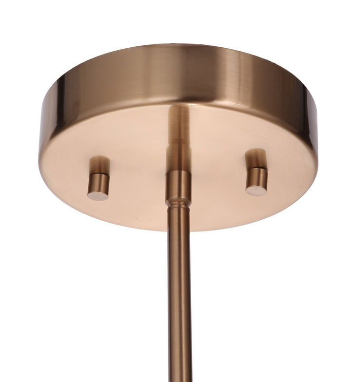 Tuli LED Pendant in Satin Brass