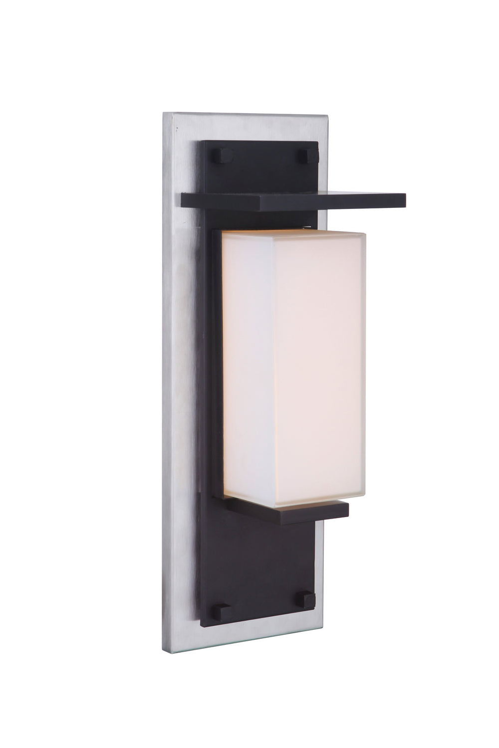 Heights LED Outdoor Lantern in Stainless Steel/Midnight