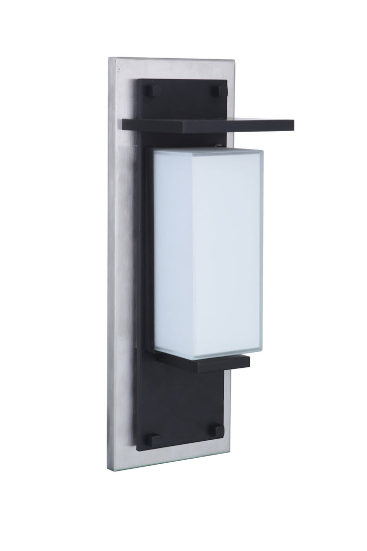 Heights LED Outdoor Lantern in Stainless Steel/Midnight