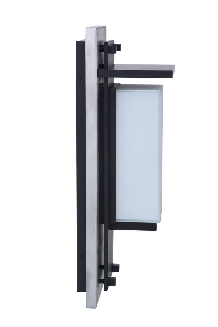 Heights LED Outdoor Lantern in Stainless Steel/Midnight