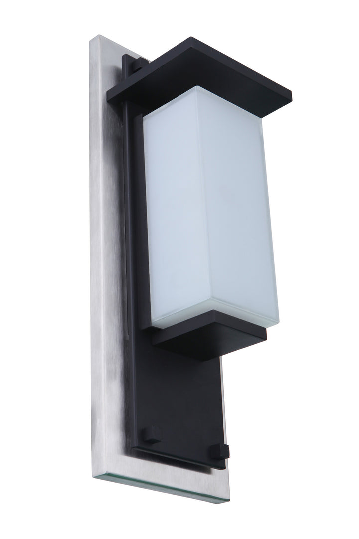 Heights LED Outdoor Lantern in Stainless Steel/Midnight