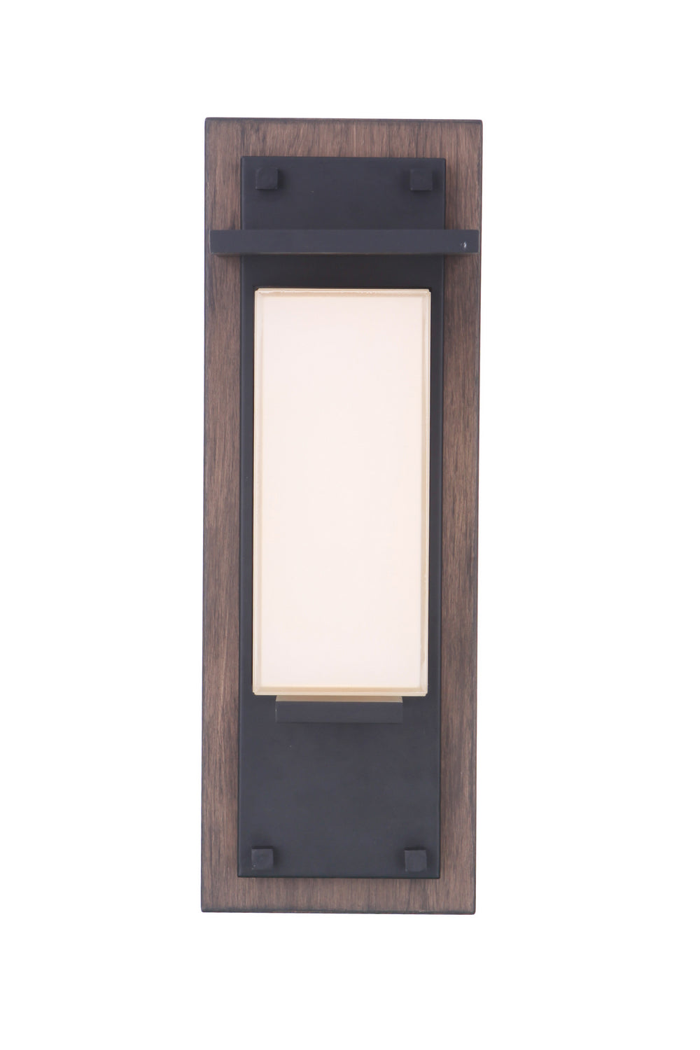 Heights LED Outdoor Lantern in Whiskey Barrel/Midnight