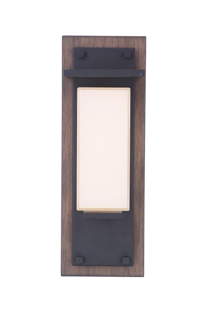 Heights LED Outdoor Lantern in Whiskey Barrel/Midnight