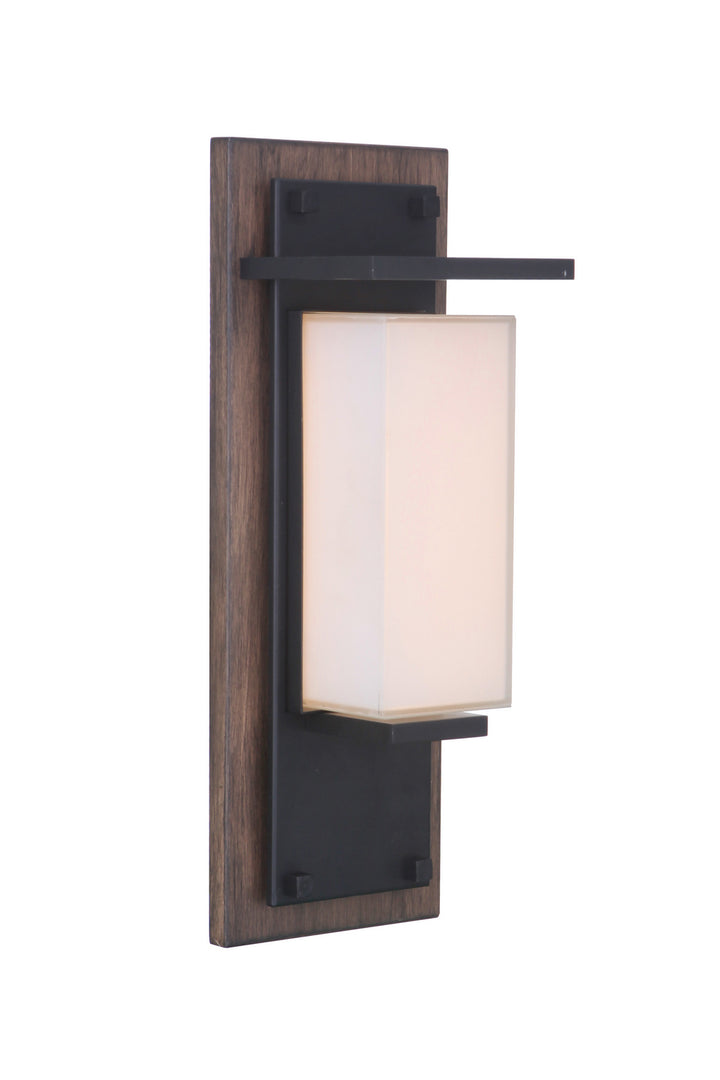 Heights LED Outdoor Lantern in Whiskey Barrel/Midnight