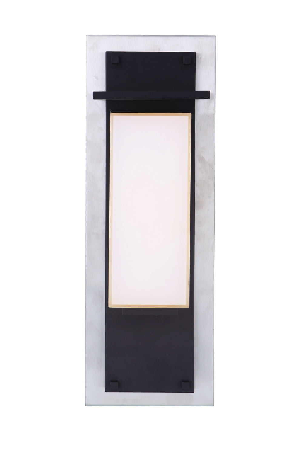 Heights LED Outdoor Lantern in Stainless Steel/Midnight