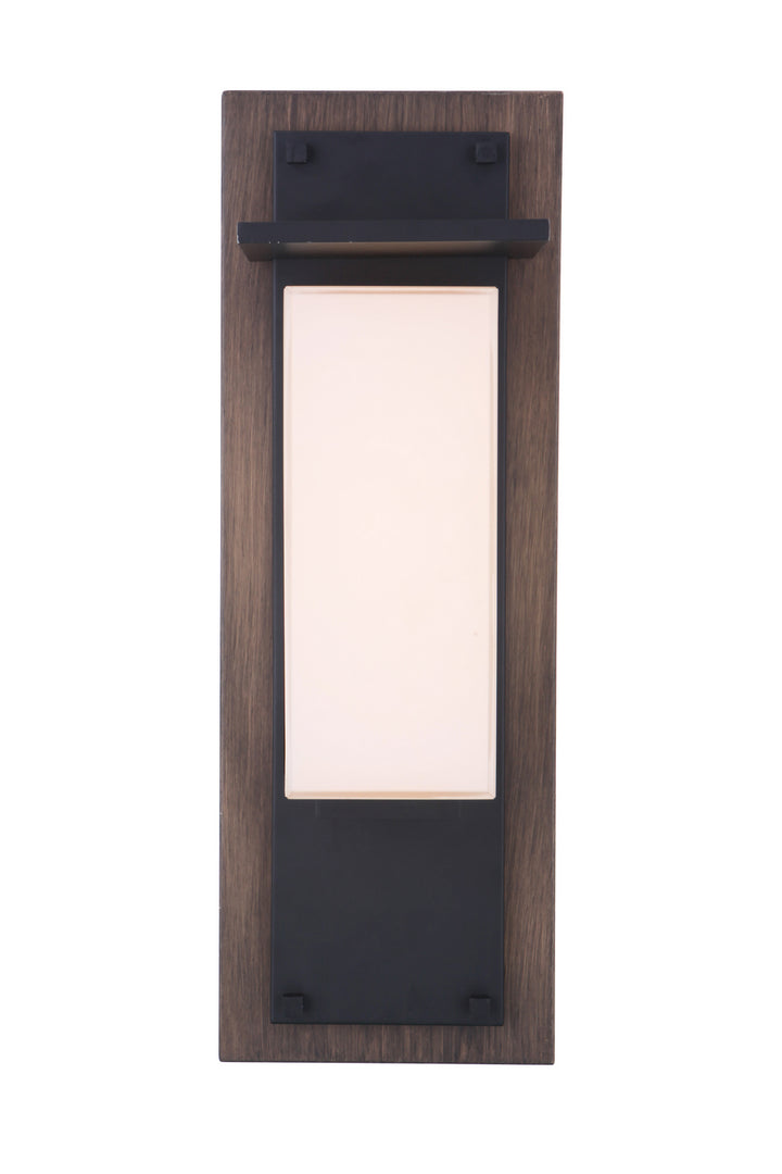 Heights LED Outdoor Lantern in Whiskey Barrel/Midnight