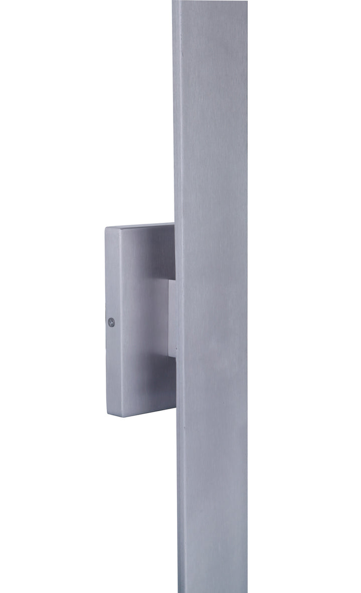 Rens LED Outdoor Lantern in Brushed Aluminum