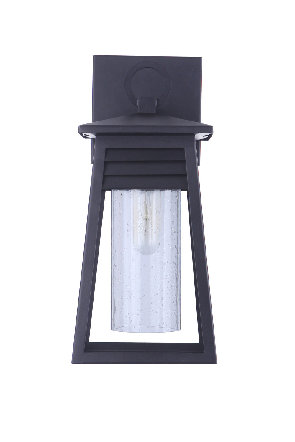 Becca One Light Outdoor Wall Mount in Textured Black