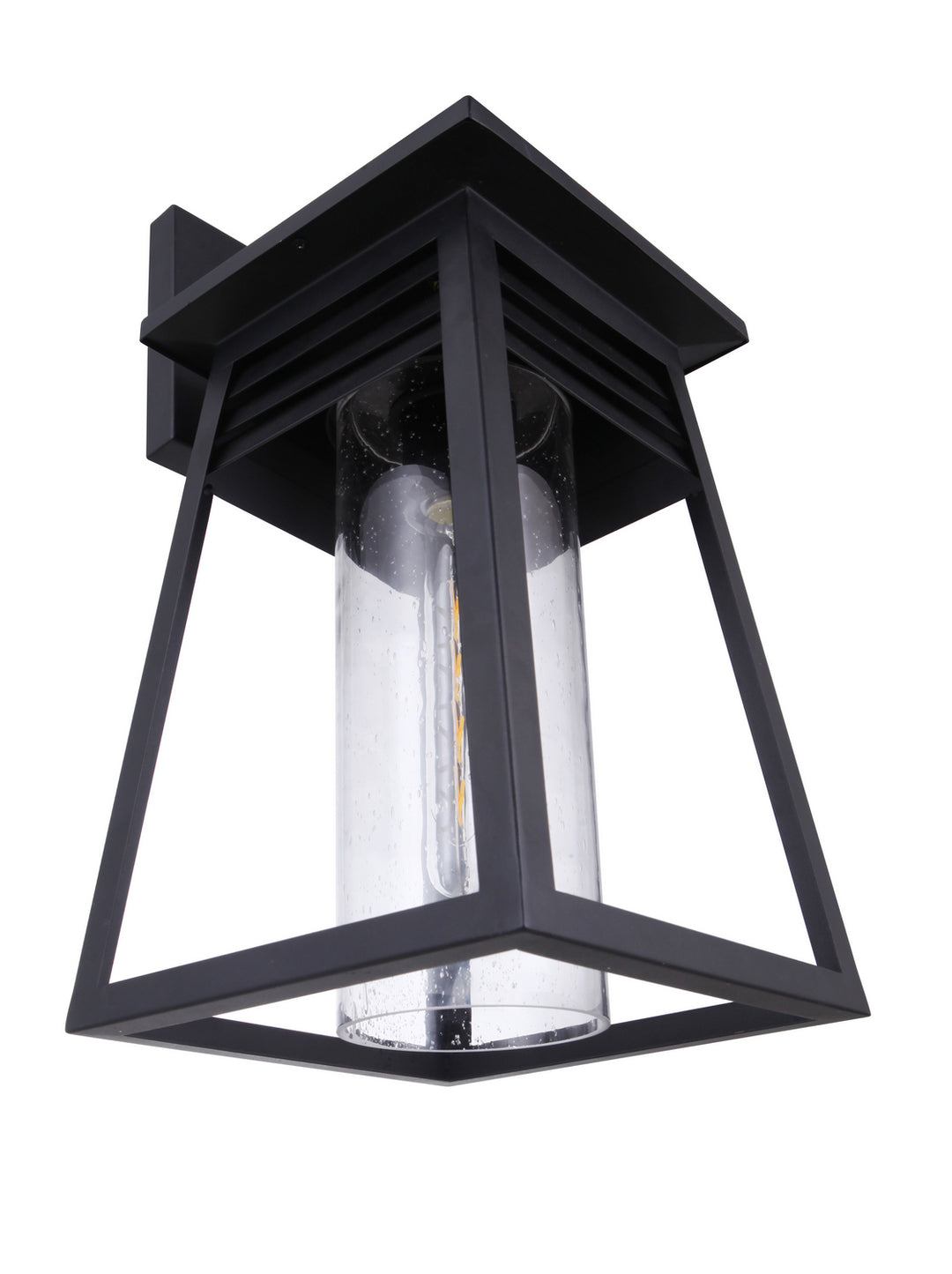 Becca One Light Outdoor Pendant in Textured Black