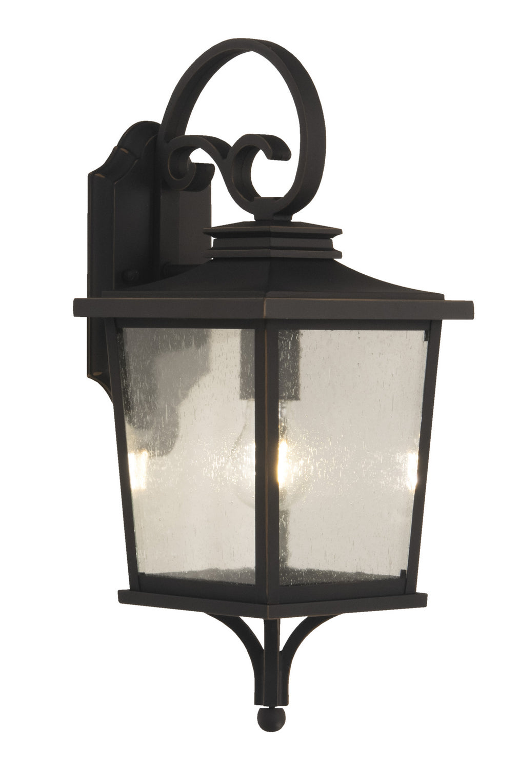 Tillman One Light Outdoor Wall Mount in Dark Bronze Gilded