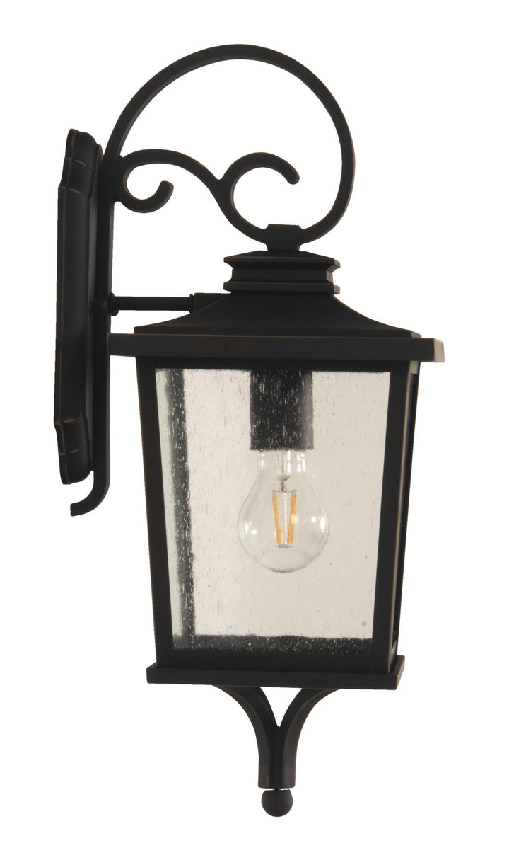 Tillman One Light Outdoor Wall Mount in Dark Bronze Gilded