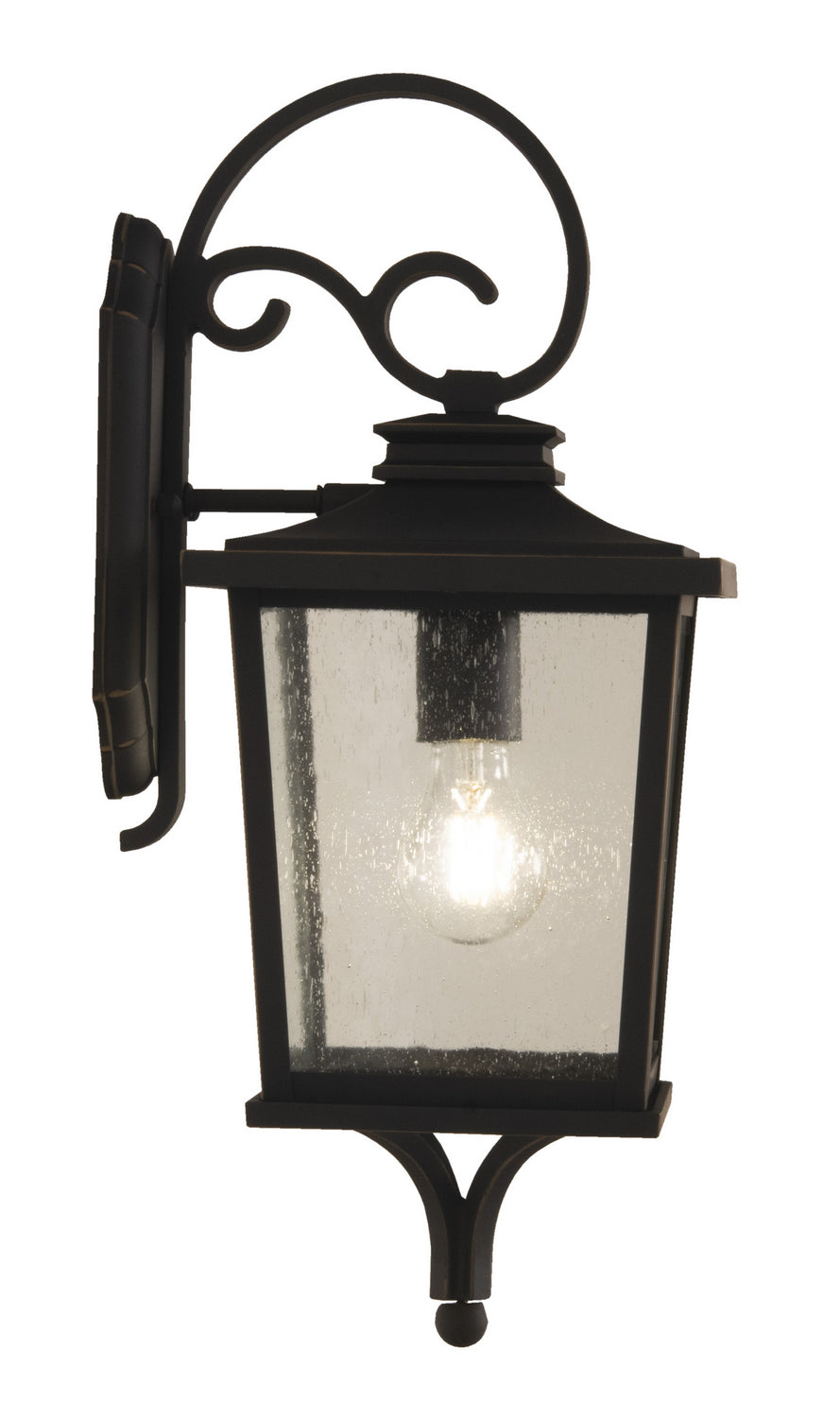 Tillman One Light Outdoor Wall Mount in Dark Bronze Gilded