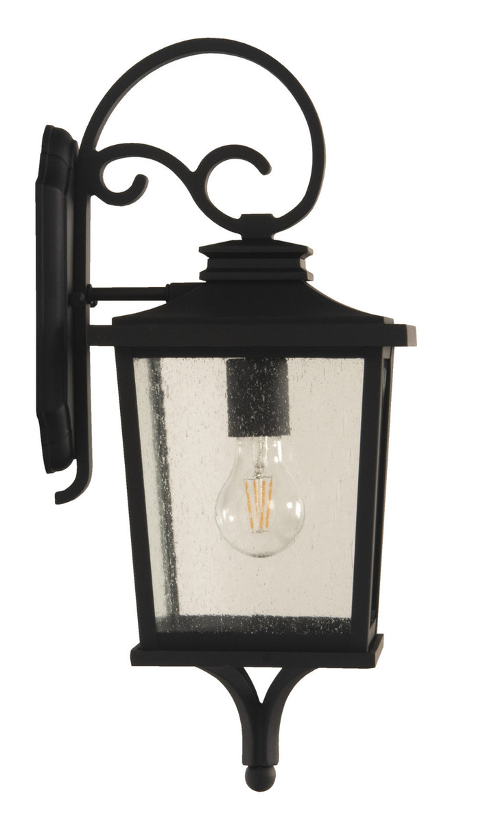 Tillman One Light Outdoor Wall Mount in Textured Black