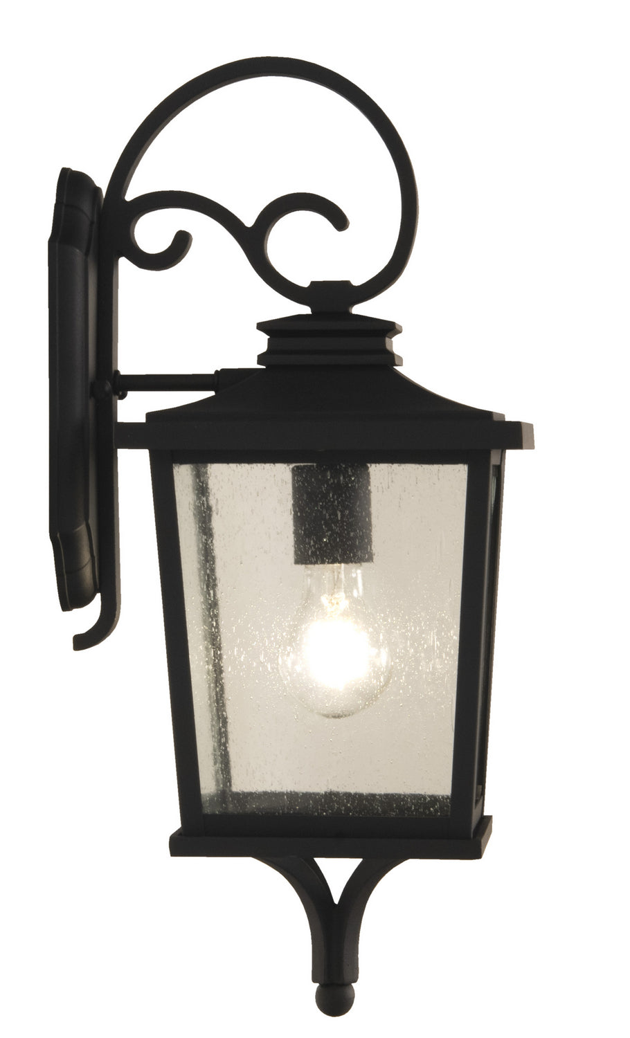 Tillman One Light Outdoor Wall Mount in Textured Black