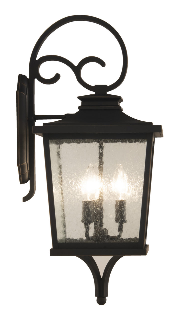 Tillman Three Light Outdoor Wall Mount in Dark Bronze Gilded