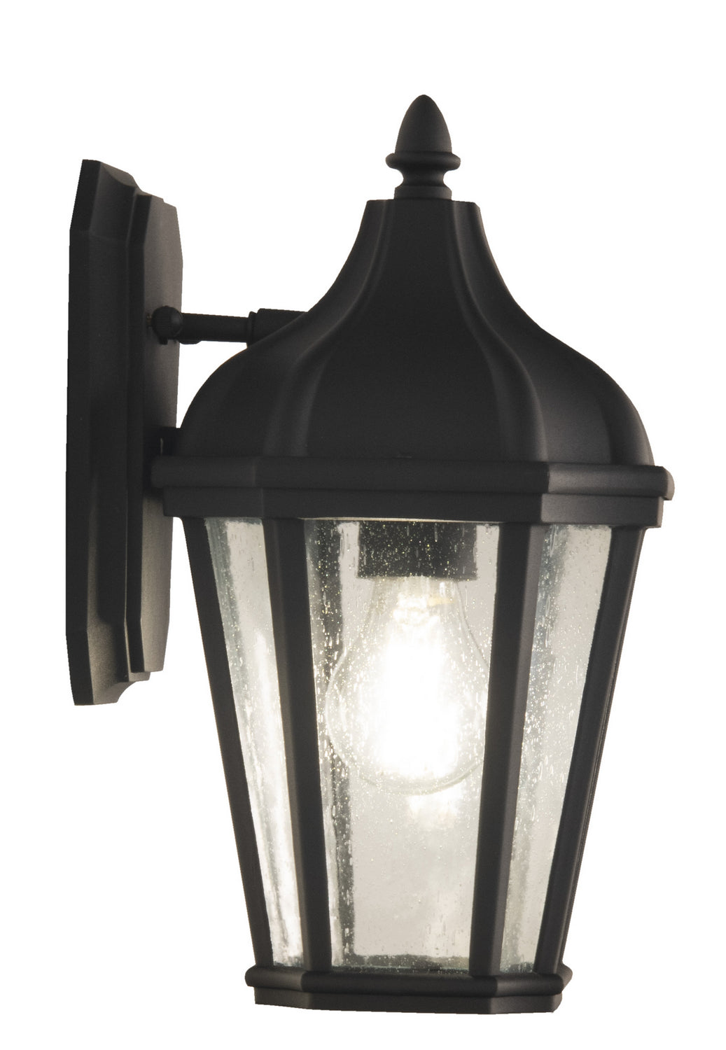 Briarwick One Light Outdoor Wall Mount in Textured Black