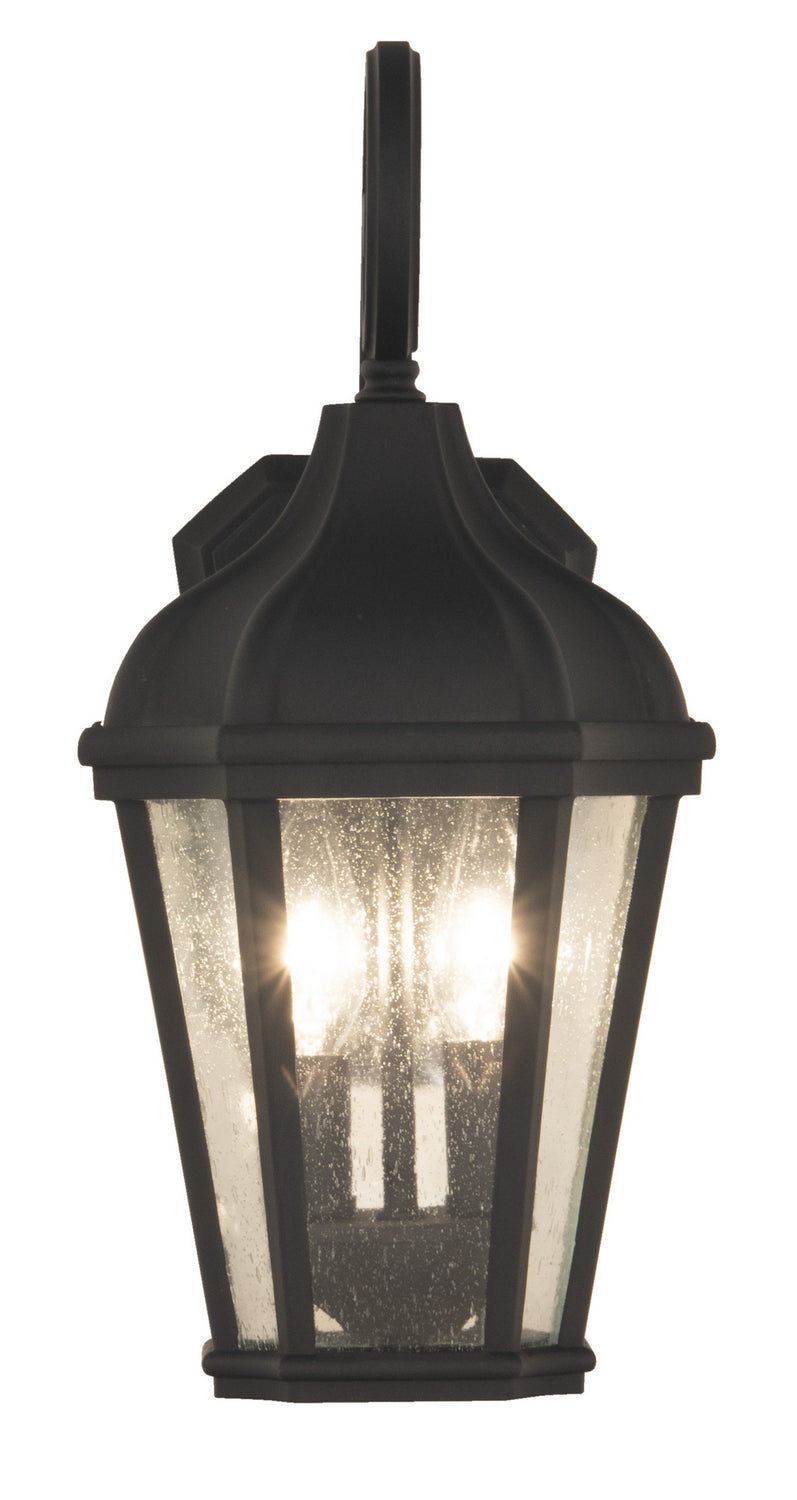 Briarwick Two Light Outdoor Wall Mount in Textured Black