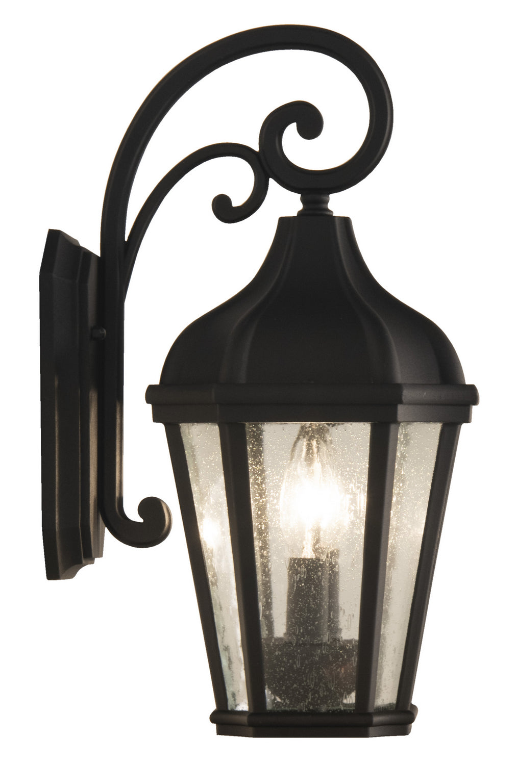 Briarwick Two Light Outdoor Wall Mount in Textured Black