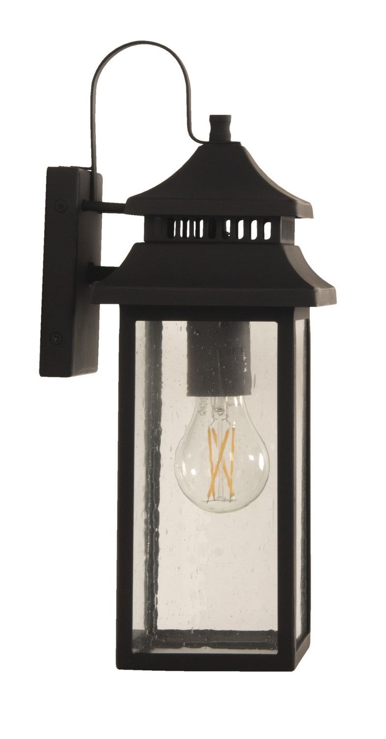 Crossbend One Light Outdoor Wall Mount in Dark Bronze Gilded