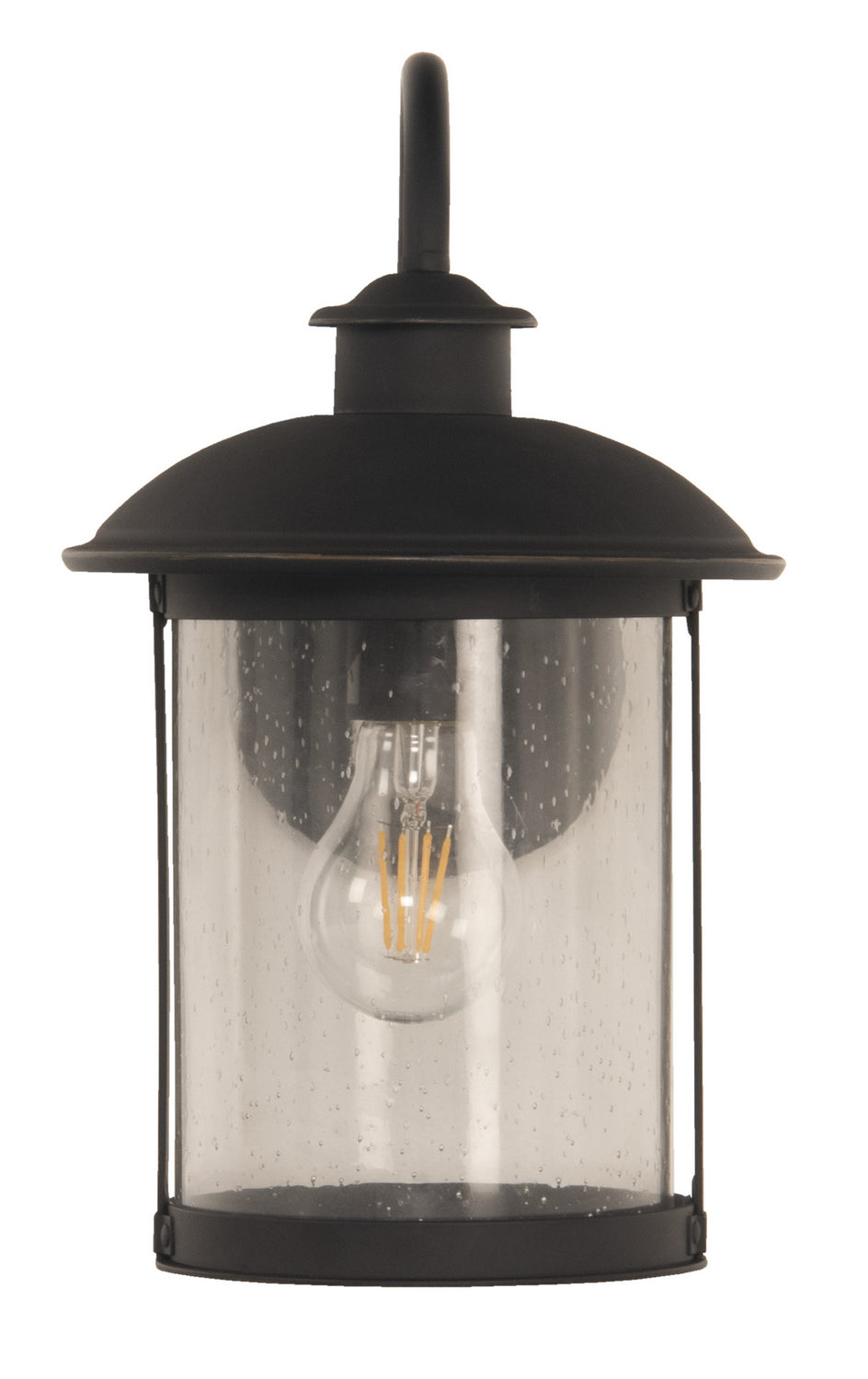 O'Fallon One Light Outdoor Wall Mount in Dark Bronze Gilded