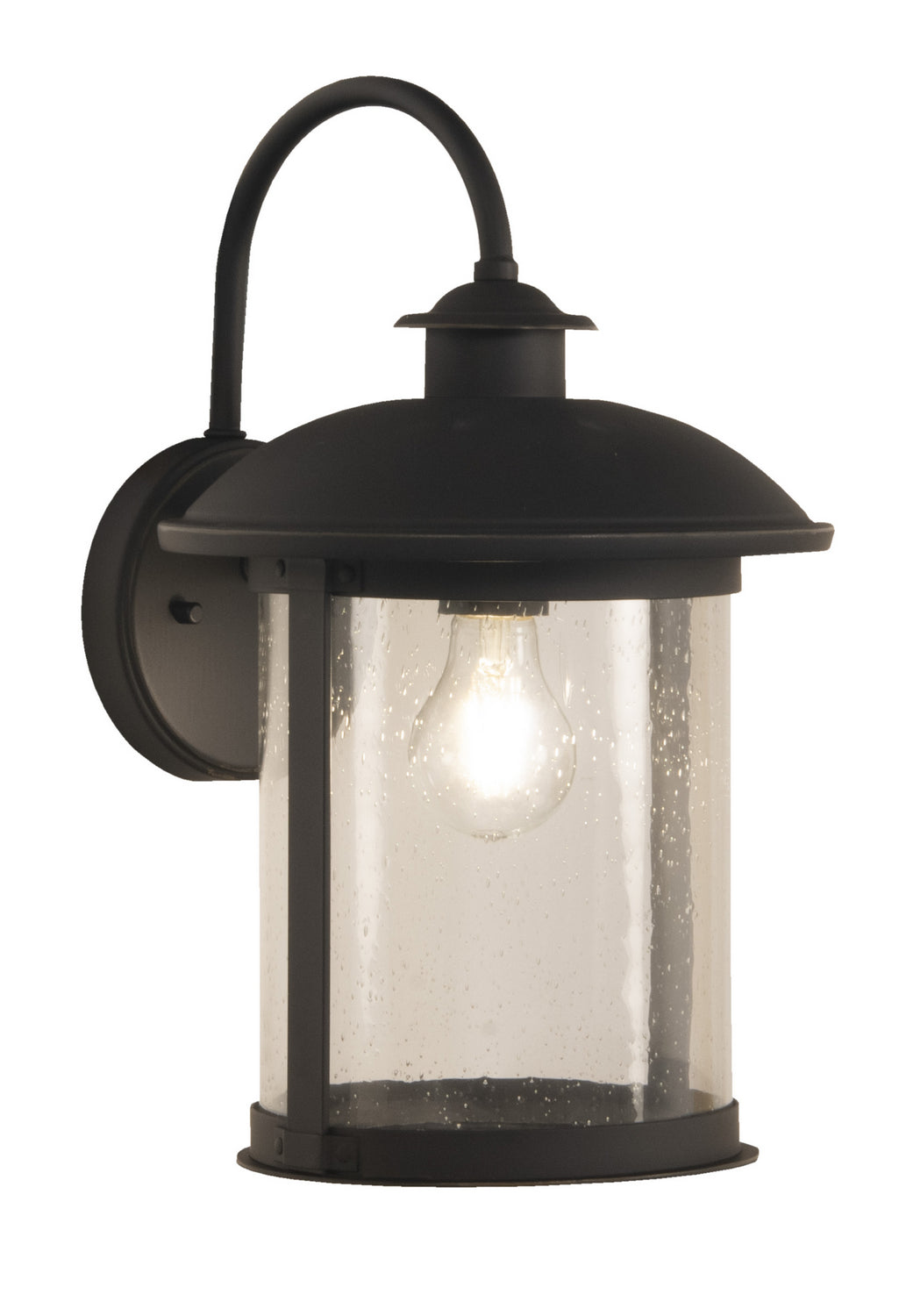 O'Fallon One Light Outdoor Wall Mount in Dark Bronze Gilded