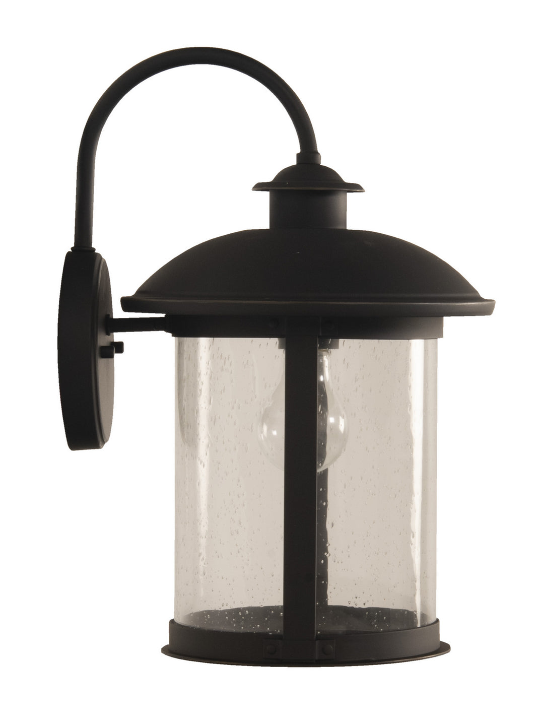 O'Fallon One Light Outdoor Wall Mount in Dark Bronze Gilded