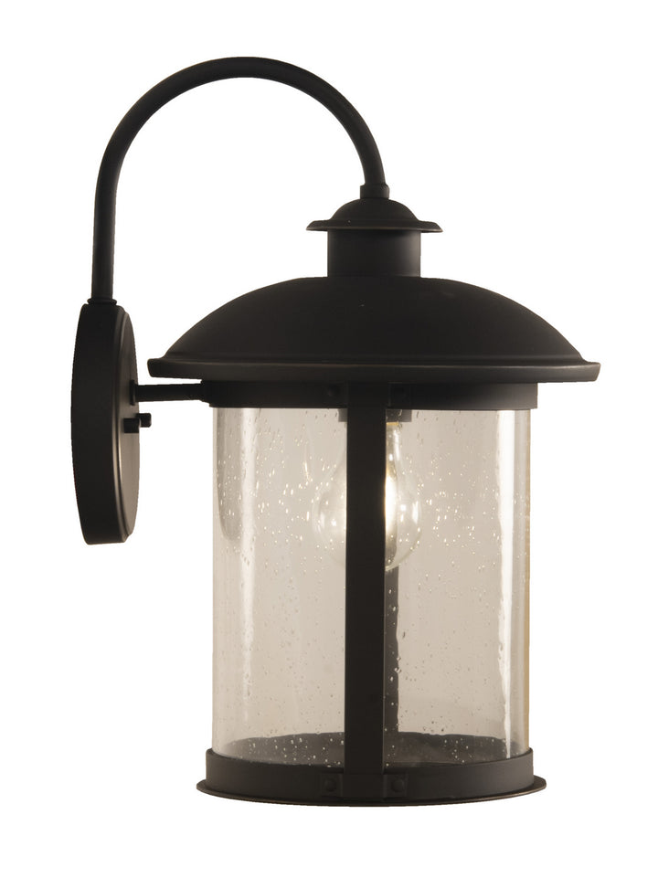 O'Fallon One Light Outdoor Wall Mount in Dark Bronze Gilded