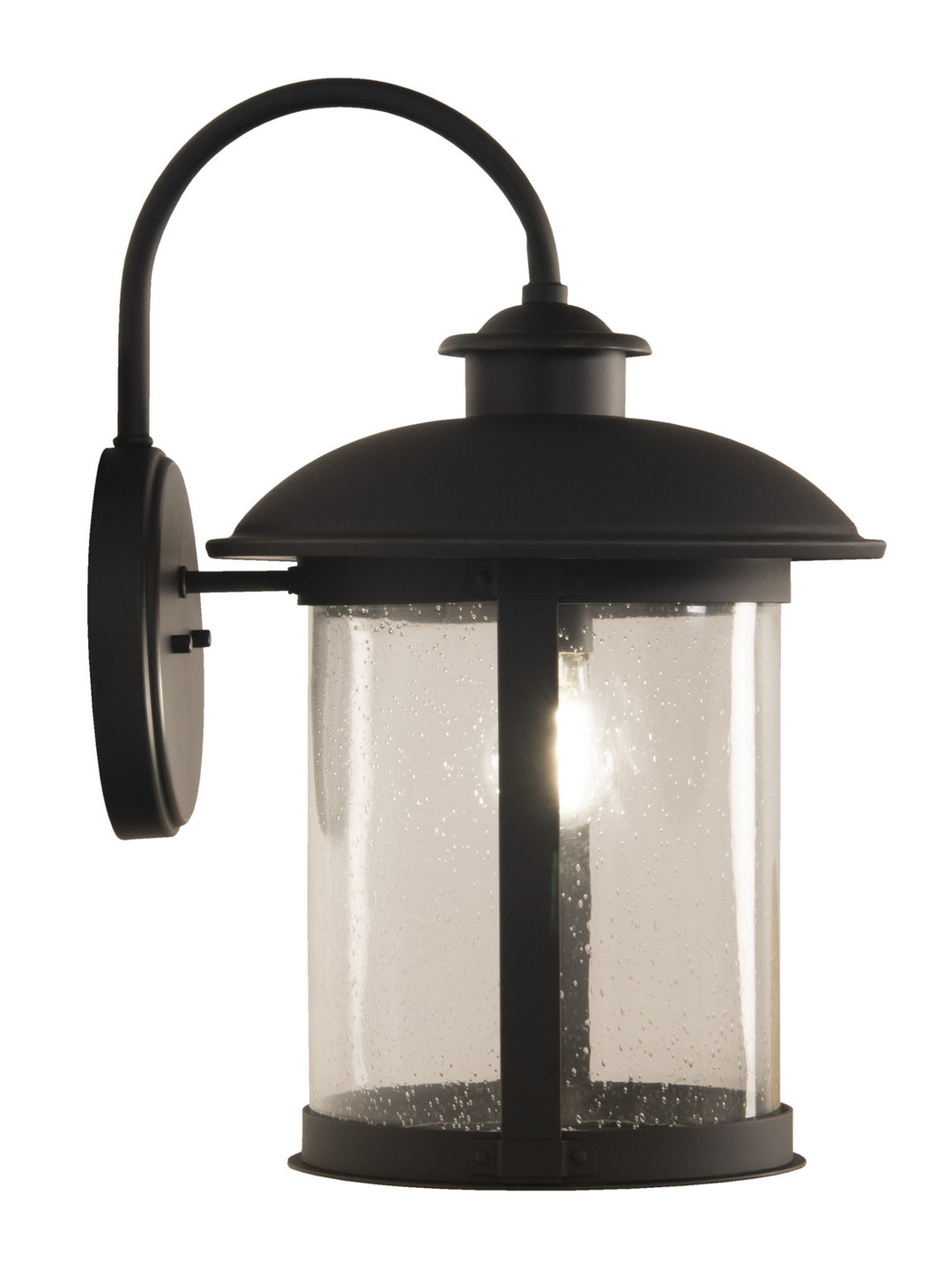 O'Fallon One Light Outdoor Wall Mount in Dark Bronze Gilded