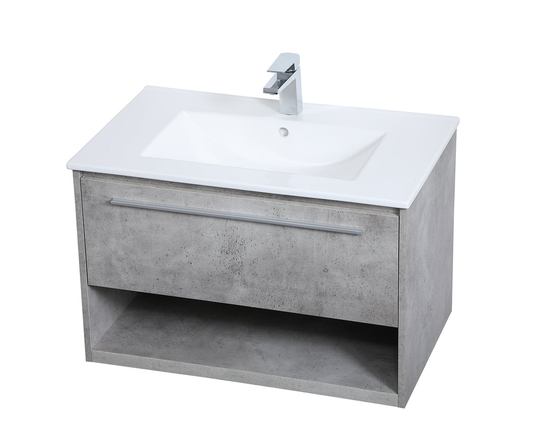 Elegant Lighting Single Bathroom Floating Vanity