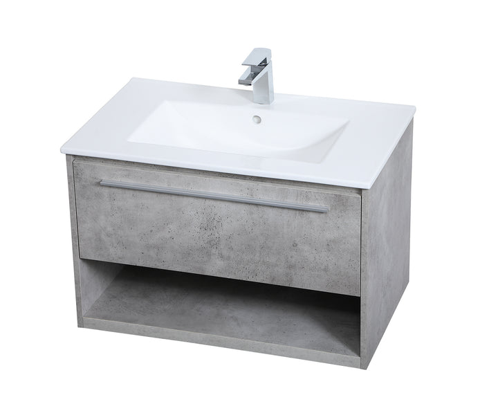 Elegant Lighting Single Bathroom Floating Vanity