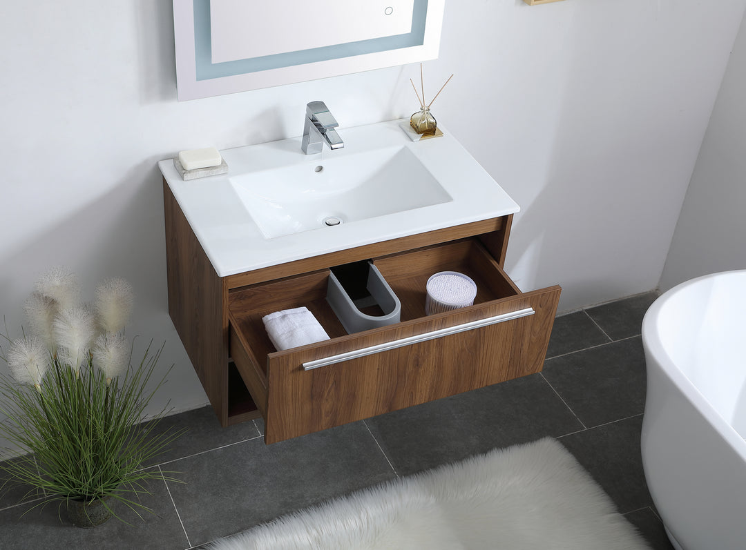 Elegant Lighting Single Bathroom Floating Vanity