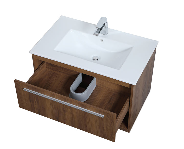 Elegant Lighting Single Bathroom Floating Vanity