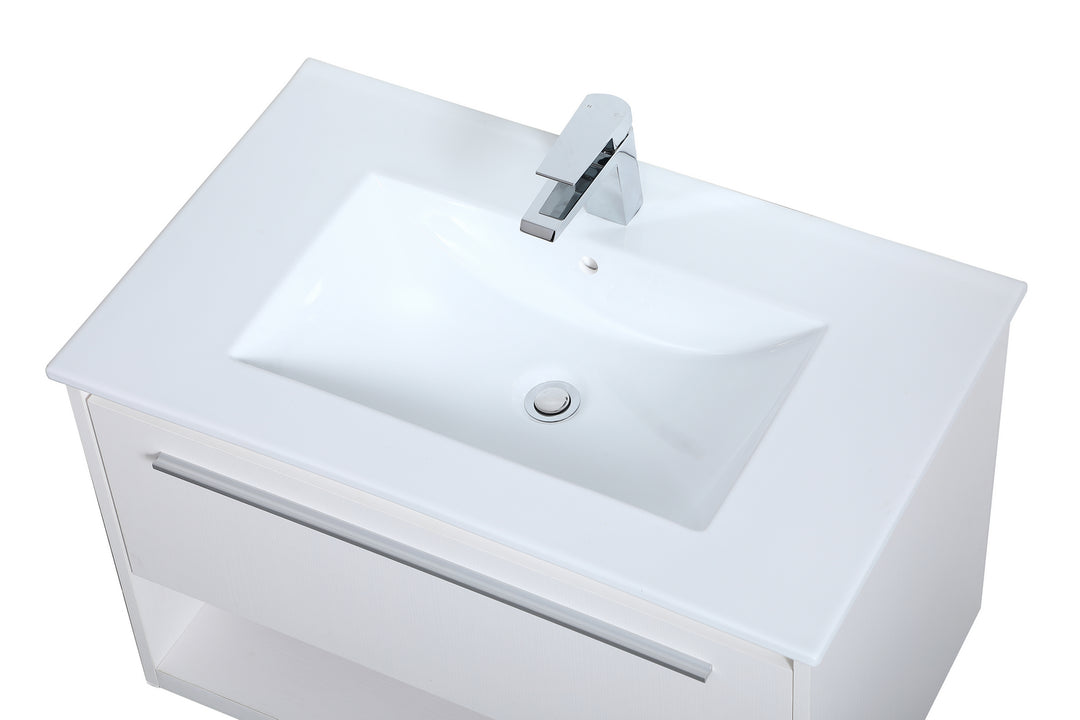 Elegant Lighting Single Bathroom Floating Vanity