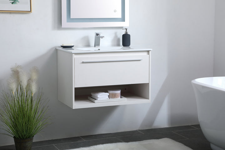 Elegant Lighting Single Bathroom Floating Vanity