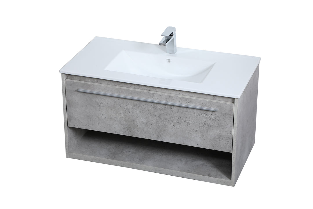 Elegant Lighting Single Bathroom Floating Vanity