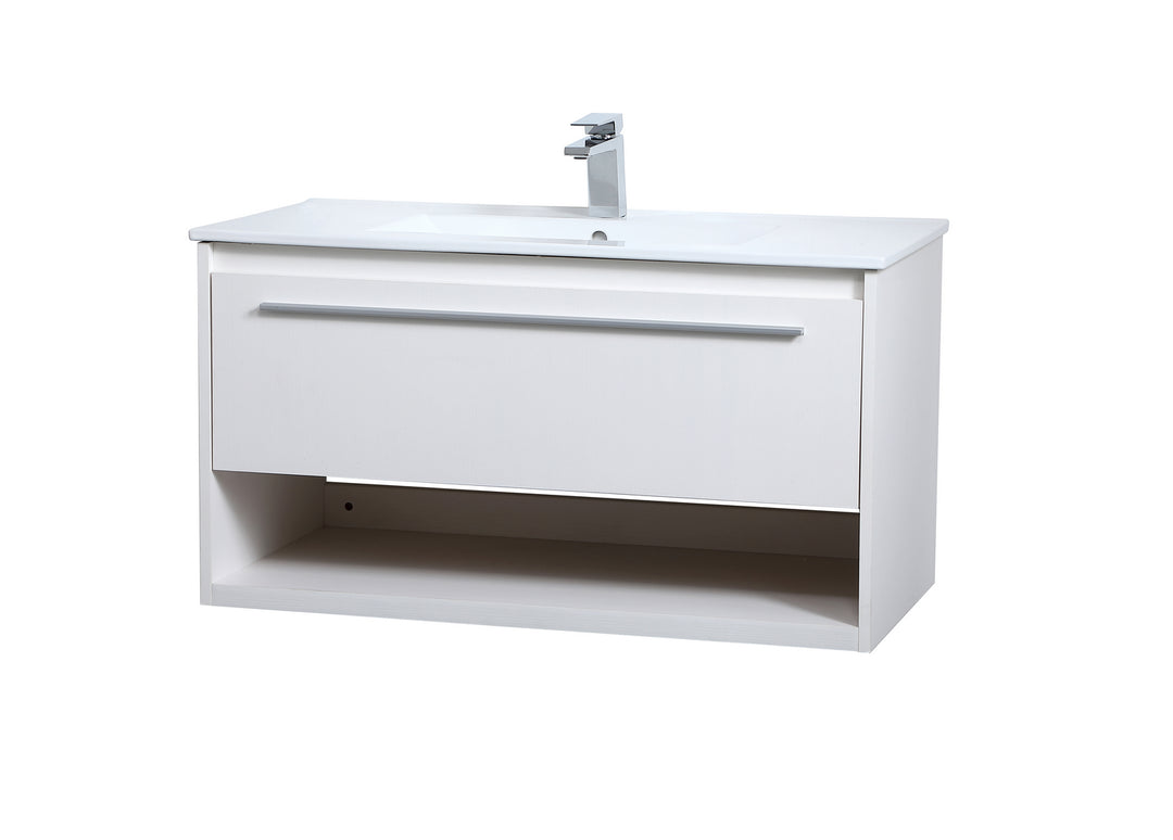 Elegant Lighting Single Bathroom Floating Vanity