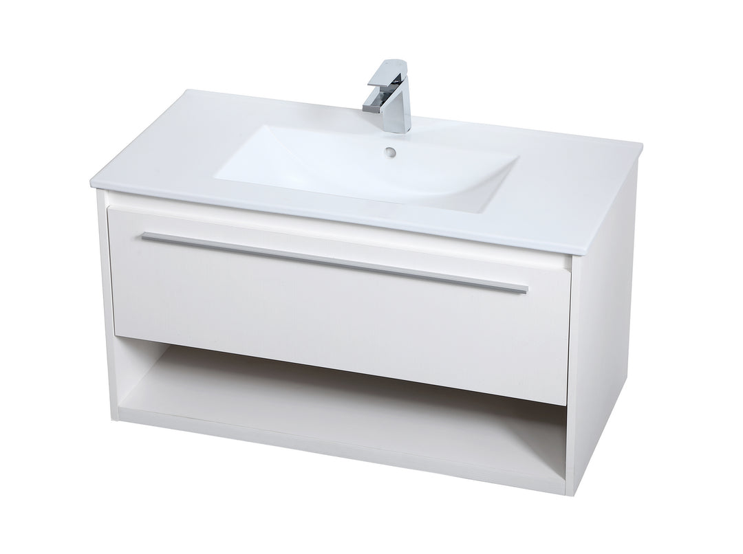 Elegant Lighting Single Bathroom Floating Vanity