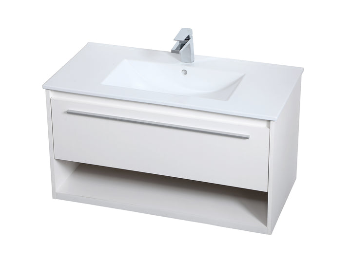 Elegant Lighting Single Bathroom Floating Vanity